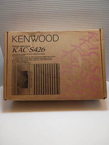 Kenwood kac s426 power - kenwood,