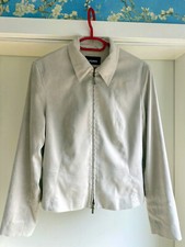 YORN Gr 40 Jacke Kurz-Blazer Alcantara Wildleder-Imitat Blouson