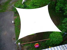 PREMIUM Coolaroo Sonnensegel Quadrat 3,6 x 3,6m weiß NEU 