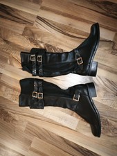 Schwarze Kniehohe Stiefel/Mit