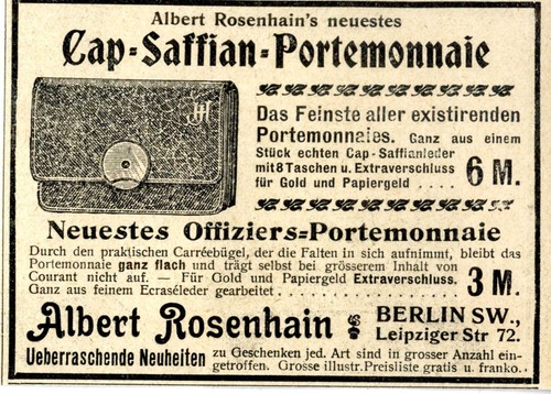 Albert rosenhain berlin - rosenhain, sw