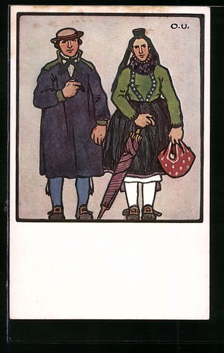 Künstler otto ubbelohde - künstler-ak,