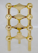 4 BMF Nagel Kerzenständer Gold Steck-Module BMF Quist Candleholder Space Age