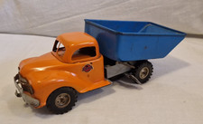 Blechspielzeug Gama LKW Kipper US Zone Germany 50er mit Uhrwerk Schlüsse