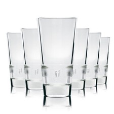 6x Asbach Glas 0,2l Becher