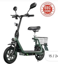 e Scooter Roller Mit Sitz Neu Elektrisch Garantie 40 km/h 30km Reichweite