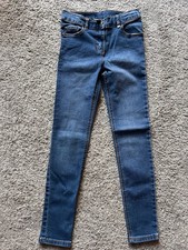 Skinny Jeans, Gr. 140, blau