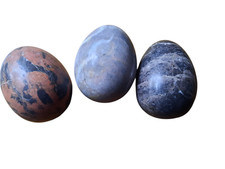 3 St. Marmor Eier Ostereier
