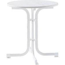 SIEGER Tisch 207/W 70 cm weiß