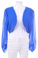 JUJU & CHRISTINE Strickjacke Bolero T 10 = D 50 blau