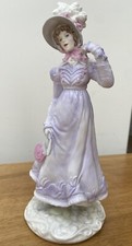 Royal Worcester Figur - Gehkleider 1818 ""The Rrgency"" 25 cm groß