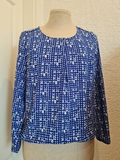 Esprit Bluse Tunika Blau  Punkte 36 Sommer Meer