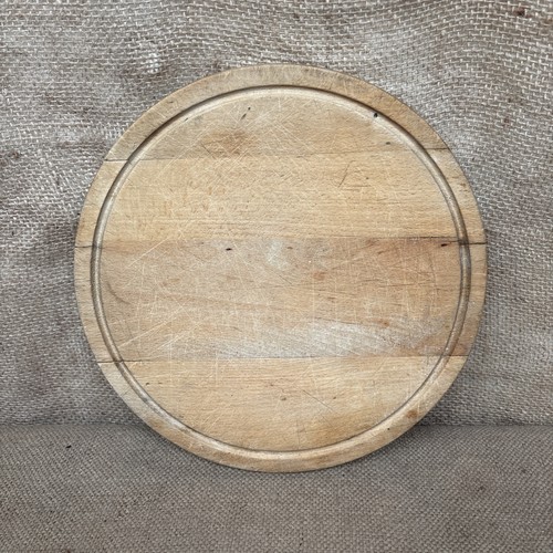 Vintage brotbrett rund holz - brotbrett,