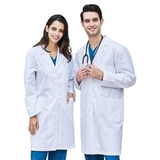 Laborkittel Weiß Langarm