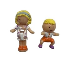 Polly Pocket Kindergarten 1994 Bluebird 2 Figuren Pollyville - Polly & Baby