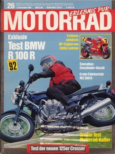 Motorrad 1991 test bmw r - motorrad,