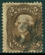 EDW1949SELL: USA 1863 Scott #