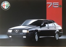 Poster Plakat Alfa Romeo 75 QV