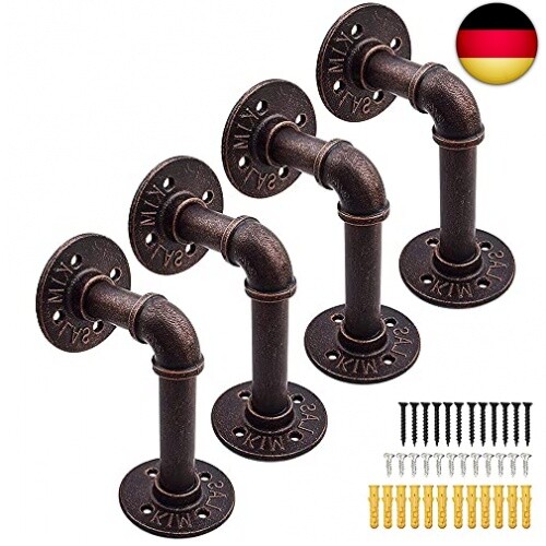 4pcs industrial rohr regal - industrial,