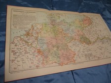 Garnison - Karte , Antik Druck Graphik , Original  von 1895 , //# 213  Dokument