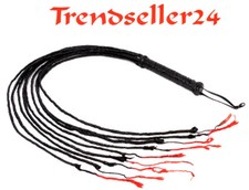 Peitsche 9 zügig Leder 120cm