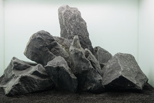 Aquarium Steine 10 Kg Basalt Schwarz Gr. L Aquascaping - Malawi  Barsche Deko