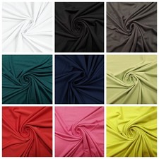 Viskosejersey Meterware uni, Kleiderstoff, Stretch verschiedene Farben, 50 cm