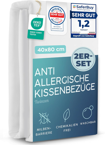 Twinzen 2er set milbenbezug - twinzen,