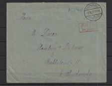 Deutsches Reich Gebühr bezahlt Brief Schlawe (Pommern), 1923 #1105254