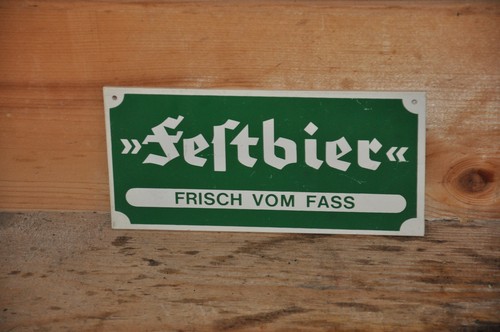 Altes brauereischild festbier - altes, brauereischild,festbier
