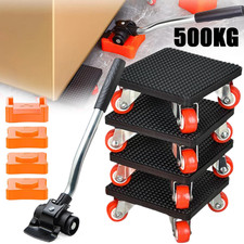 Möbelheber Möbelrollen Umzugshelfer Transporthilfe 4tlg 500KG Set Möbeltransport