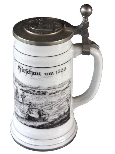 Antik porzellan bierkrug - antik,
