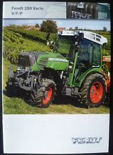 Fendt Traktoren 200er Vario (V / F / P) Prospekt