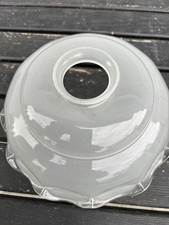 Art Deco/Jugendstil/Bauhaus Lampenschirm Glas am Rande gewellt