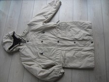 RETRO Vintage GIORGIO  SYMPATEX  Mantel , Beige  Parka, Kapuze Gr. 38
