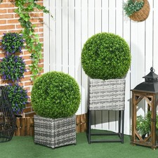 HOMCOM 2er Set künstliche