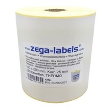 Thermo Etiketten Rolle - 100 x