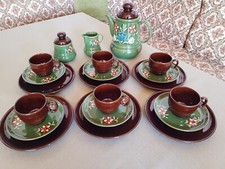 Vintage Kaffeeservice 70er Jahre, für 6 Personen -neuwertig-