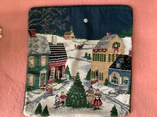 Gobelin Kissenhülle Weihnachten/Winter 40x40 cm  1-seitig