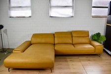 Musterring MR2490 Kurkuma Ledersofa Ledercouch Lederecksofa Ecksofa L Form