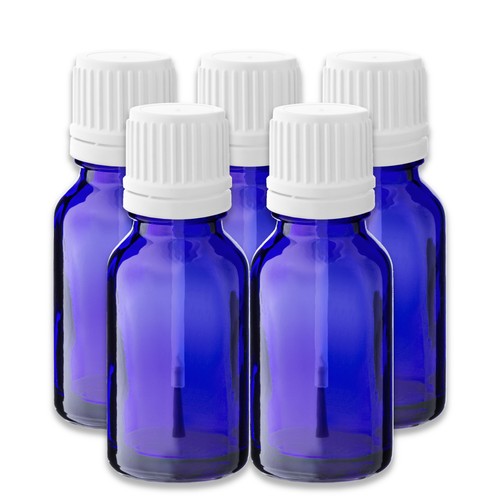 Blaue glasflasche ml mit - glasflasche, 15