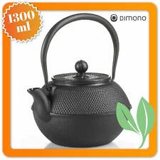 1,3L Teekanne Dimono aus Gusseisen mit Teesieb Teefilter Teekessel Kanne Emaille