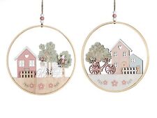 2er Set Dekohänger Kreise mit