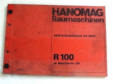 Ersatzteilliste Hanomag R 100