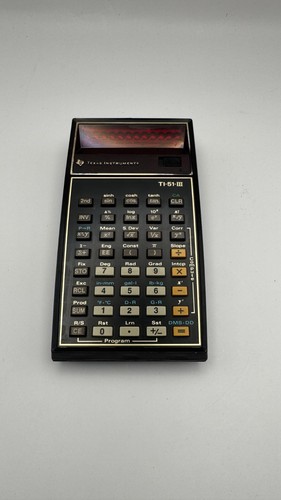 Texas instruments iii - texas, ti-51-iii