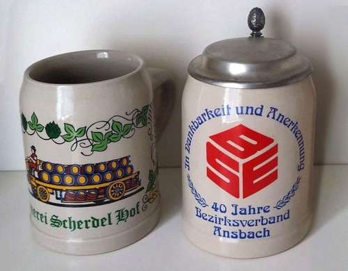 Stück ton krug - 2,