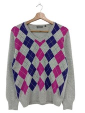 SANDRA PABST Cashmerepullover Damen Pullover Gr. DE 40 hellgrau Casual-Look