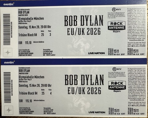 Bob dylan tickets - 2,