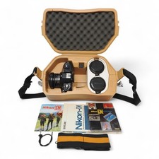 Nikon EM SLR Kamera 3 Objektive 2.8/100mm 2.5/35mm 1.8/50mm - Sammler Koffer RAR