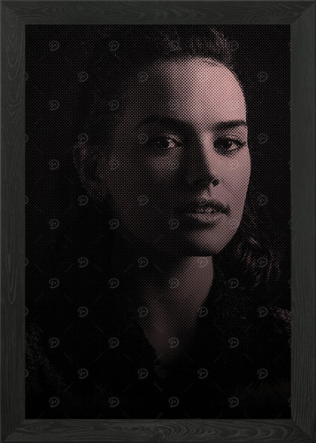 Daisy ridley gerahmtes - daisy,